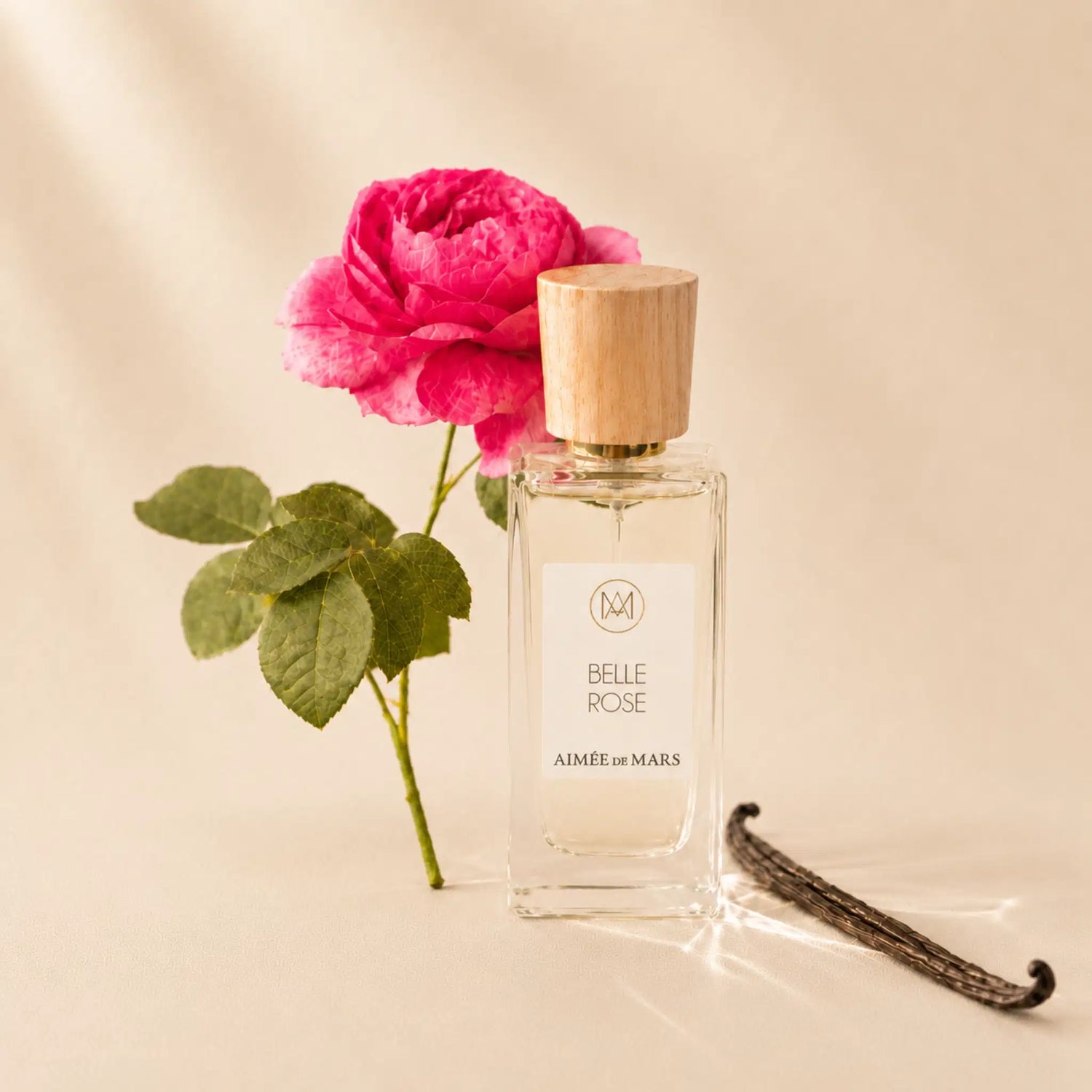 Parfum Belle Rose Aimée de Mars, 100ù naturel, 30ml