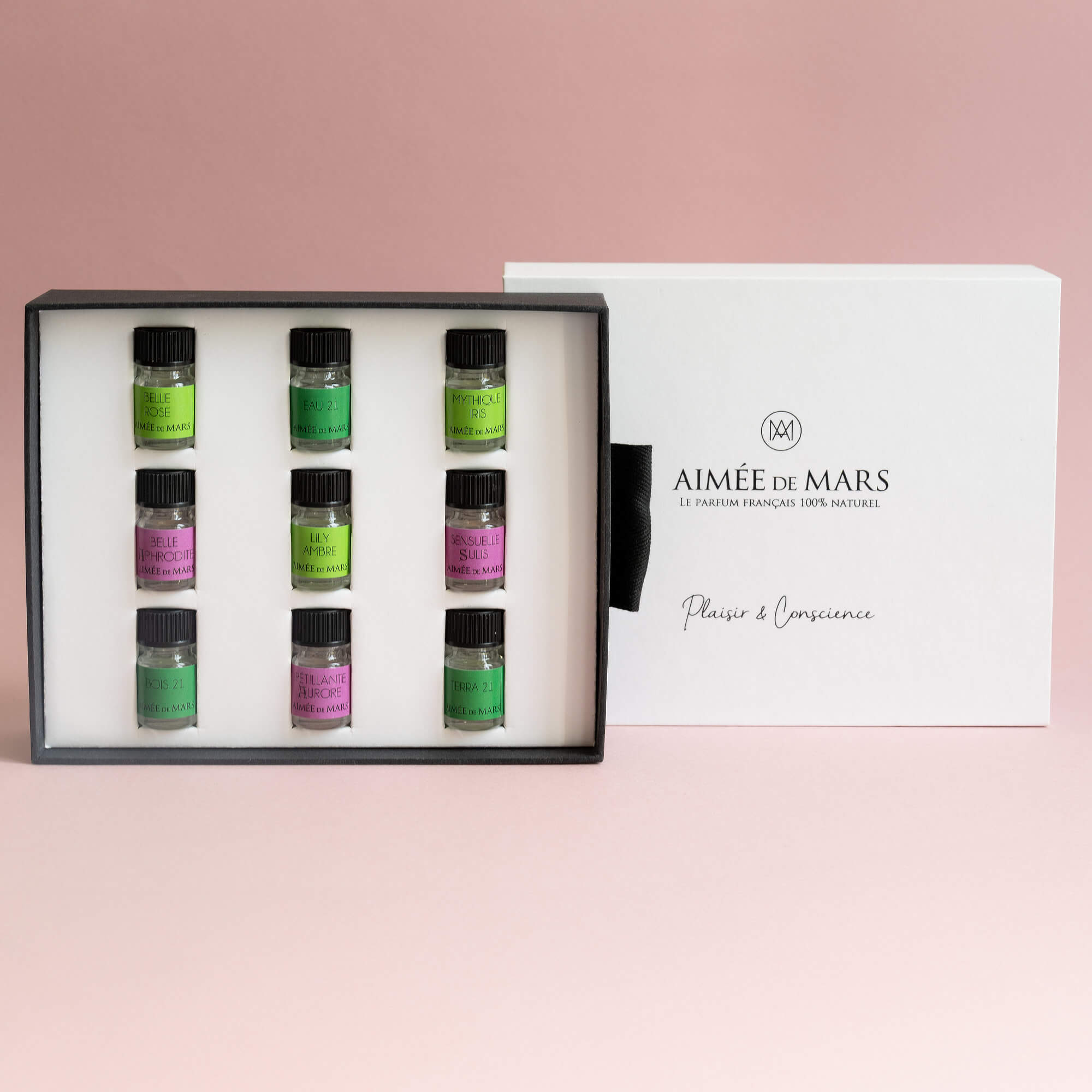 Coffret Prestige Découverte Parfums Naturels pour Femme et pour Homme