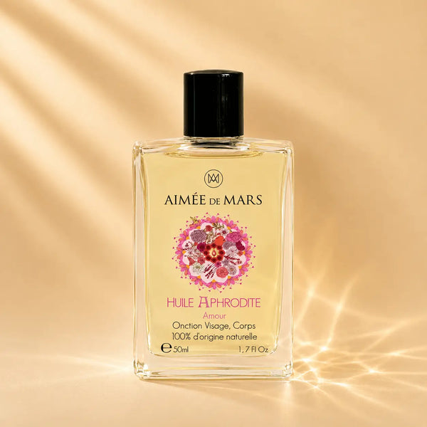 Aphrodite Huile de Massage Naturelle Visage et Corps 50ml