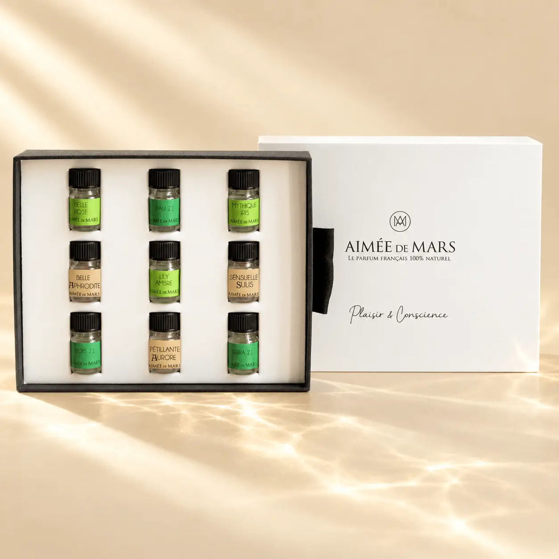 Coffret Découverte 9 minis parfums naturels Aimée de Mars