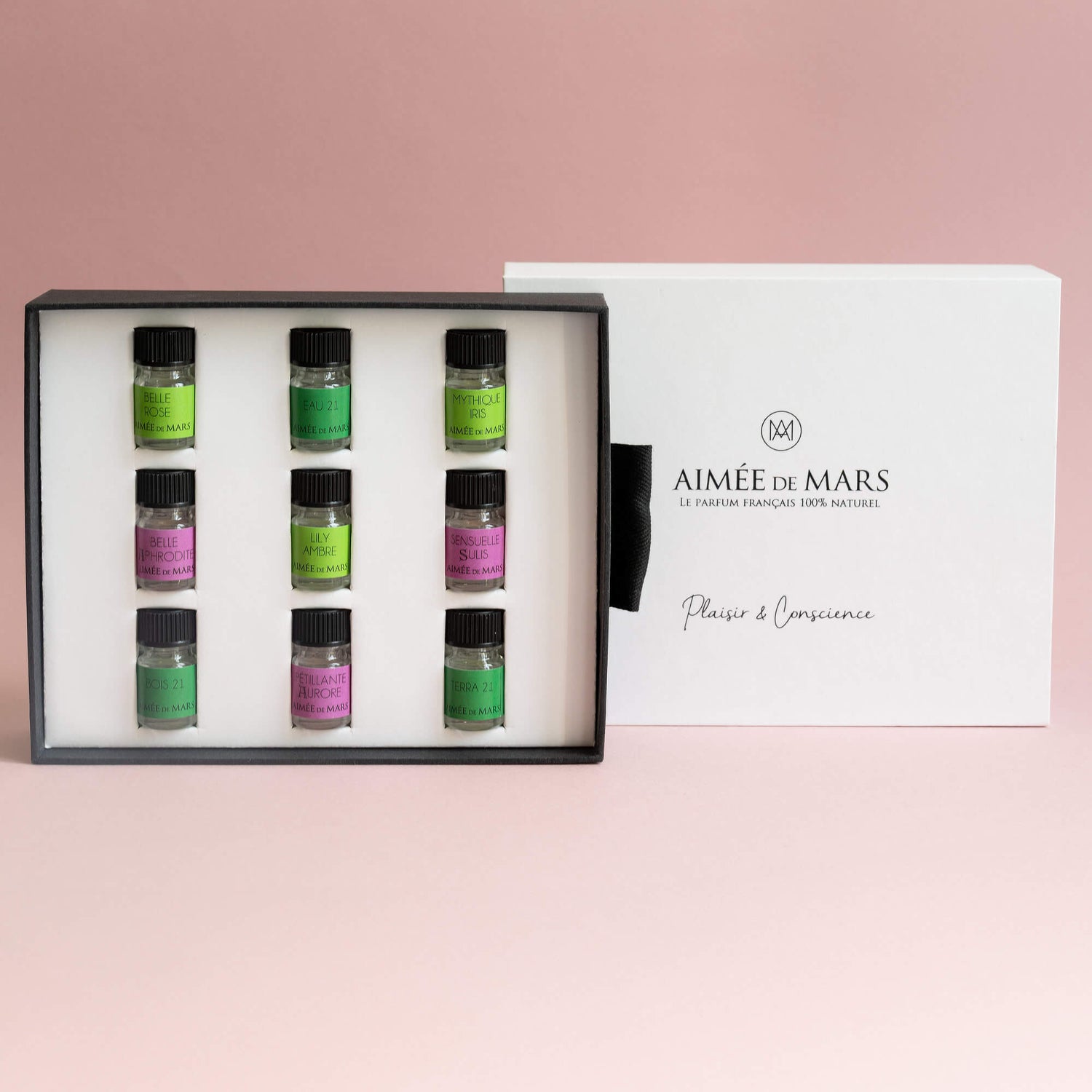 Coffret Prestige Découverte Parfums Naturels pour Femme et pour Homme