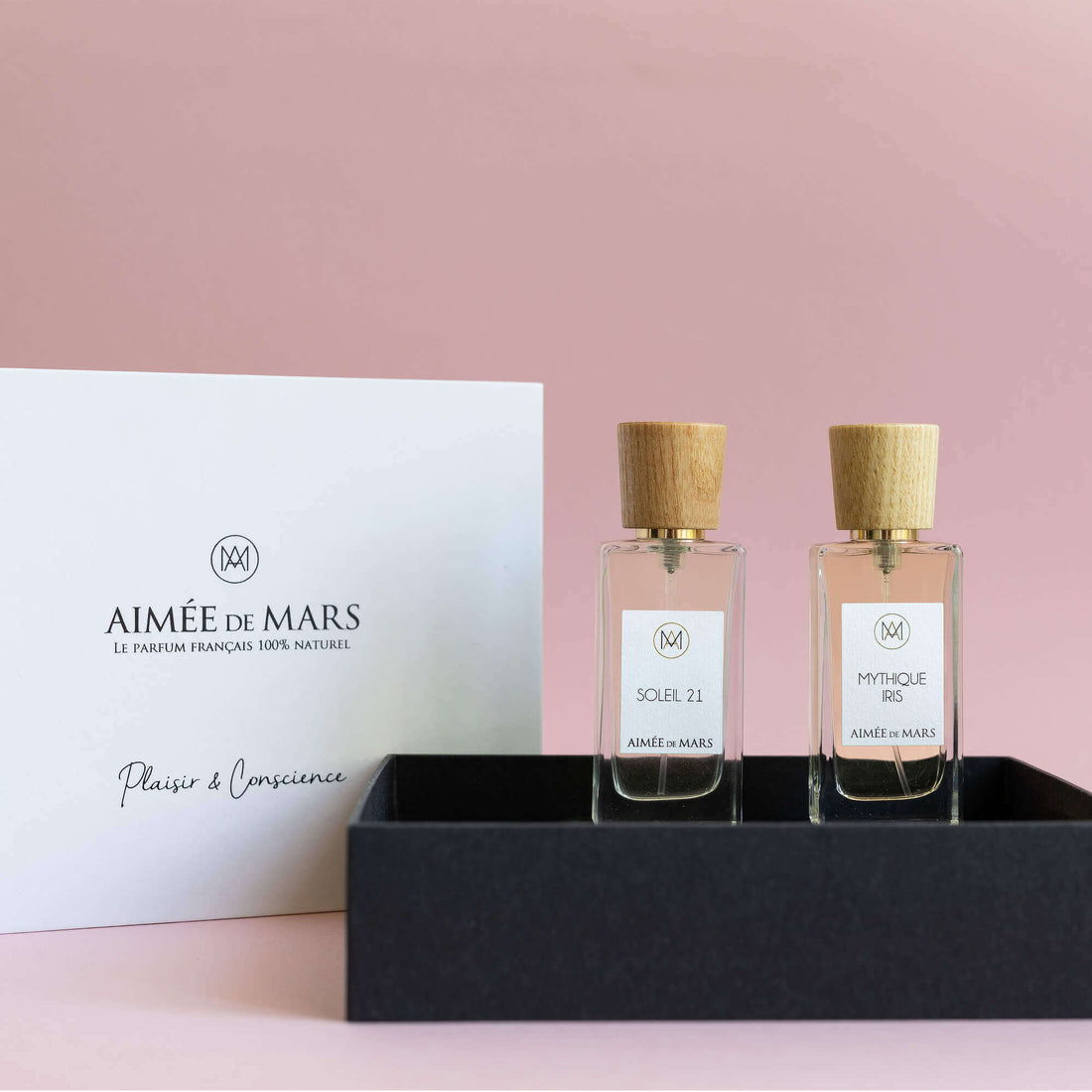 Coffret Duo Parfums Naturel Homme et Femme Aimée de Mars