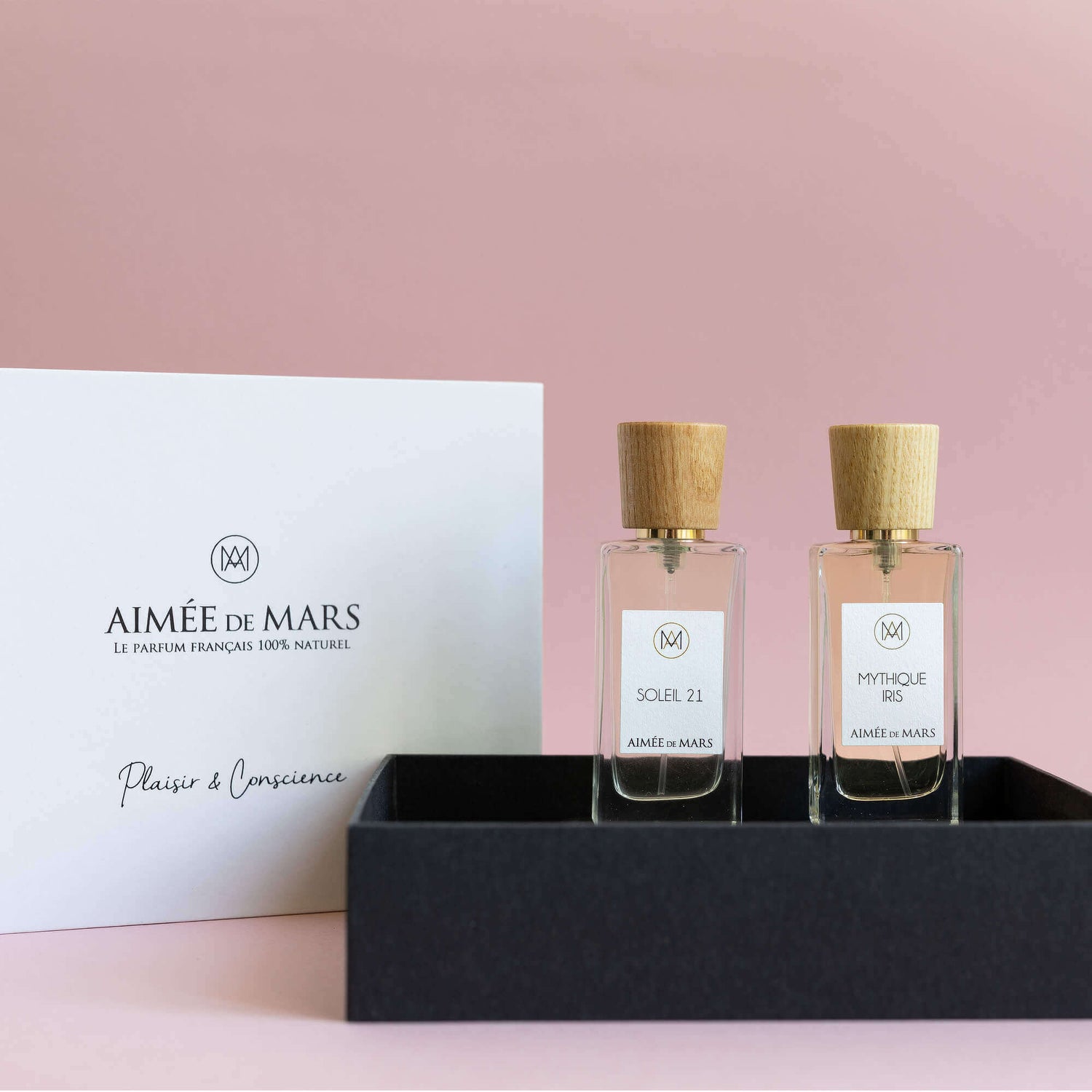 Coffret Duo Parfums Naturel Homme et Femme Aimée de Mars